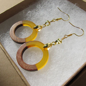 18K Gold Plated Multi-Media Naturals Earrings